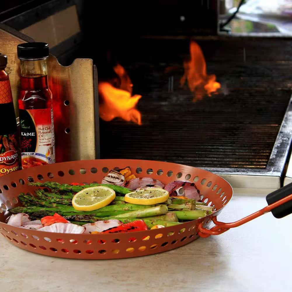 Non-Stick Copper Grill Skillet