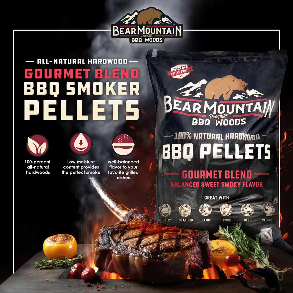 40 Lbs. All-Natural Hardwood Gourmet Blend Smoker Pellets